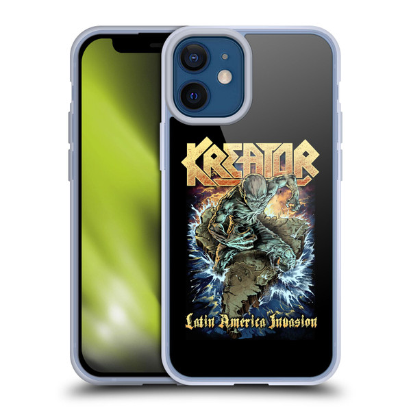 Kreator Poster Latin America Invasion Soft Gel Case for Apple iPhone 12 Mini