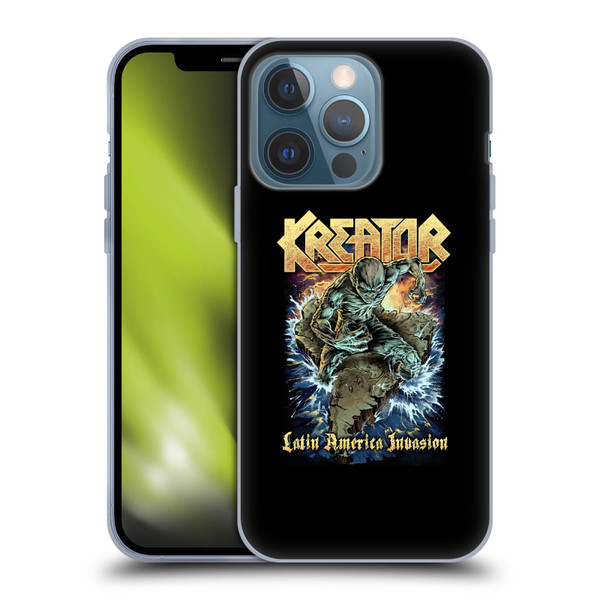 Kreator Poster Latin America Invasion Soft Gel Case for Apple iPhone 13 Pro
