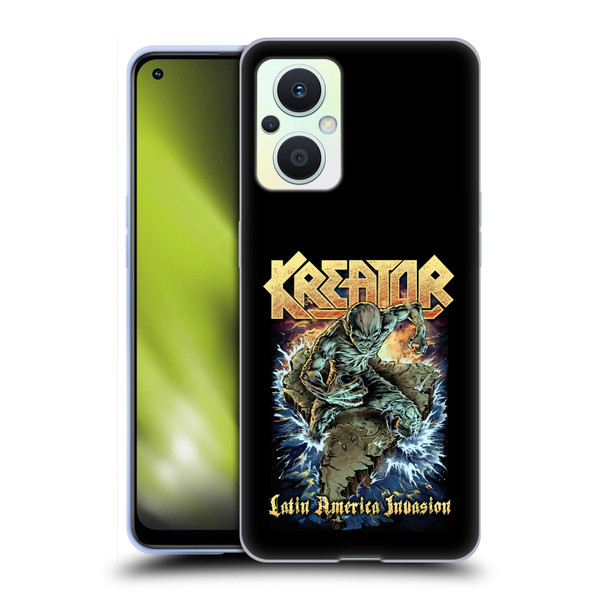 Kreator Poster Latin America Invasion Soft Gel Case for OPPO Reno8 Lite