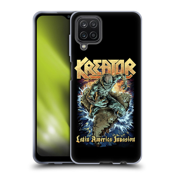 Kreator Poster Latin America Invasion Soft Gel Case for Samsung Galaxy A12 (2020)