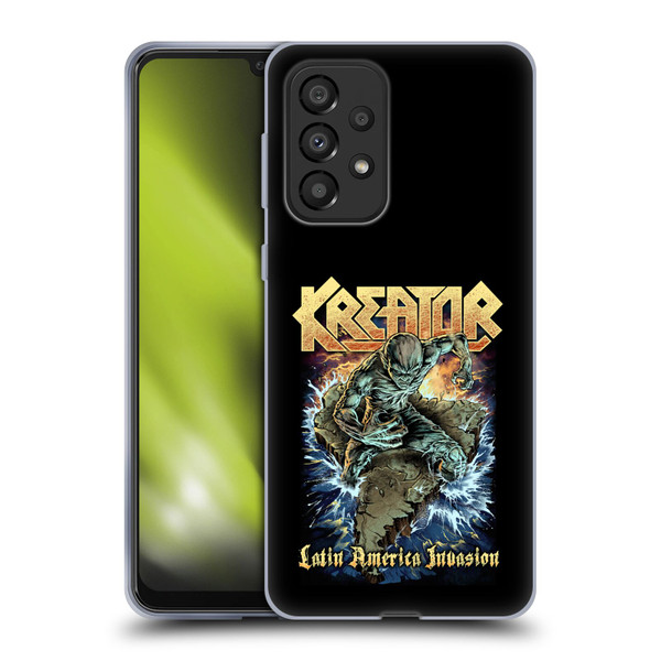Kreator Poster Latin America Invasion Soft Gel Case for Samsung Galaxy A33 5G (2022)