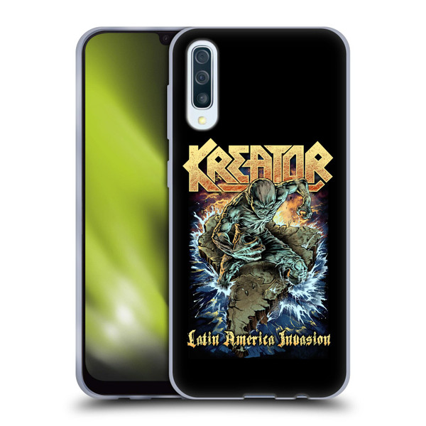 Kreator Poster Latin America Invasion Soft Gel Case for Samsung Galaxy A50/A30s (2019)