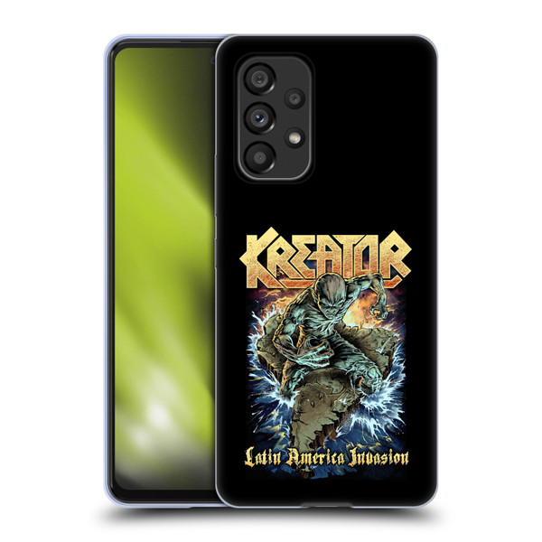 Kreator Poster Latin America Invasion Soft Gel Case for Samsung Galaxy A53 5G (2022)