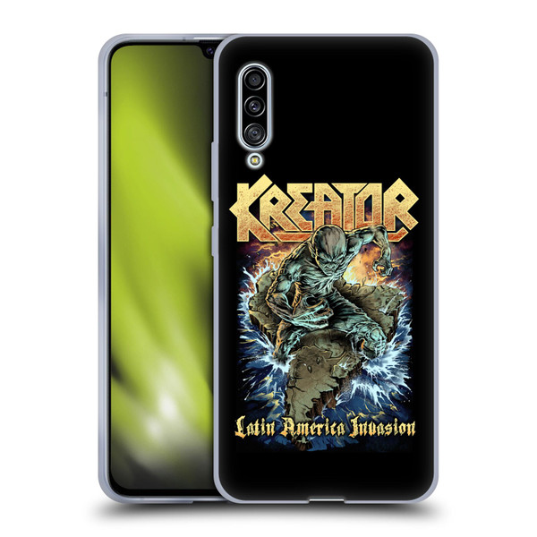 Kreator Poster Latin America Invasion Soft Gel Case for Samsung Galaxy A90 5G (2019)
