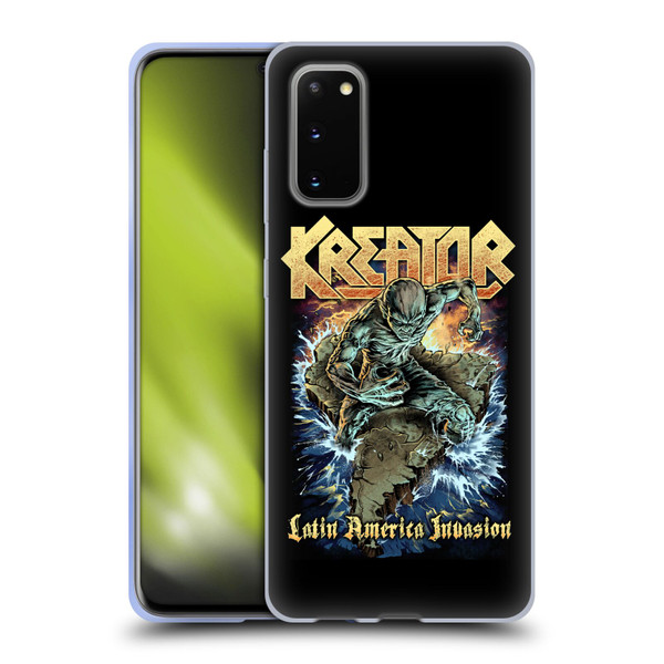 Kreator Poster Latin America Invasion Soft Gel Case for Samsung Galaxy S20 / S20 5G
