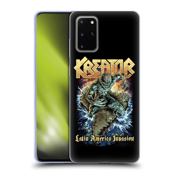 Kreator Poster Latin America Invasion Soft Gel Case for Samsung Galaxy S20+ / S20+ 5G