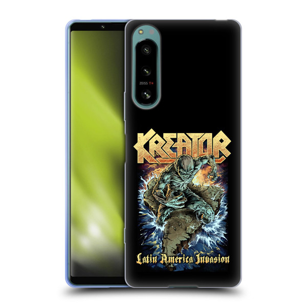 Kreator Poster Latin America Invasion Soft Gel Case for Sony Xperia 5 IV