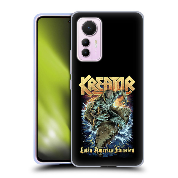 Kreator Poster Latin America Invasion Soft Gel Case for Xiaomi 12 Lite