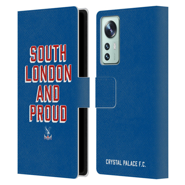 Crystal Palace FC Crest South London And Proud Leather Book Wallet Case Cover For Xiaomi 12