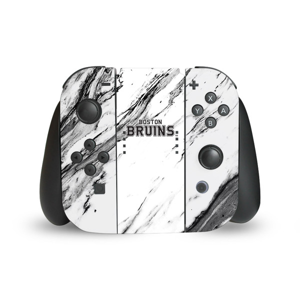 NHL Boston Bruins Marble Vinyl Sticker Skin Decal Cover for Nintendo Switch Joy Controller