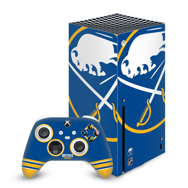 NHL Buffalo Sabres Oversized Vinyl Sticker Skin Decal Cover for Microsoft Series X Console & Controller