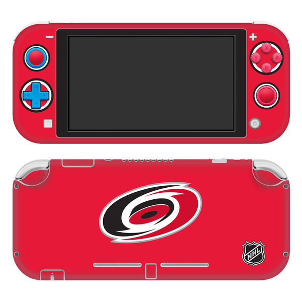 NHL Carolina Hurricanes Plain Vinyl Sticker Skin Decal Cover for Nintendo Switch Lite