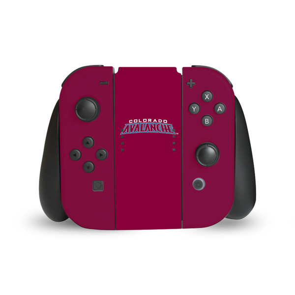 NHL Colorado Avalanche Plain Vinyl Sticker Skin Decal Cover for Nintendo Switch Joy Controller