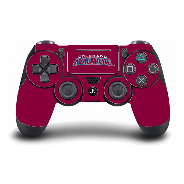 NHL Colorado Avalanche Plain Vinyl Sticker Skin Decal Cover for Sony DualShock 4 Controller