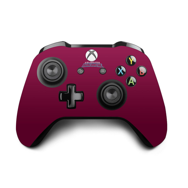 NHL Colorado Avalanche Plain Vinyl Sticker Skin Decal Cover for Microsoft Xbox One S / X Controller