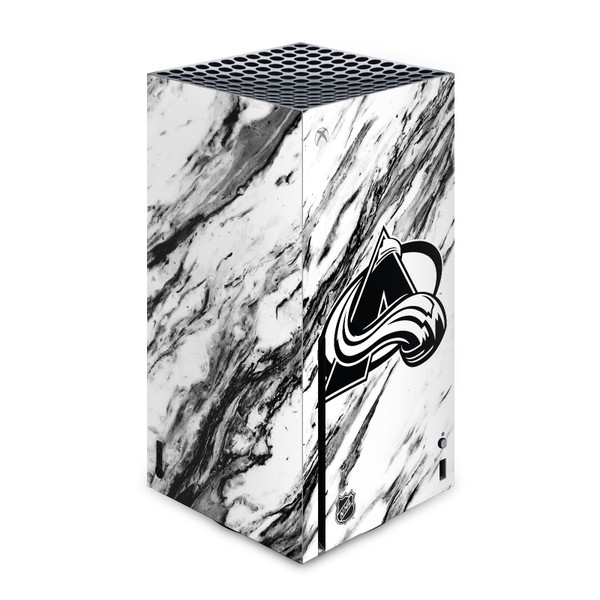 NHL Colorado Avalanche Marble Vinyl Sticker Skin Decal Cover for Microsoft Xbox Series X