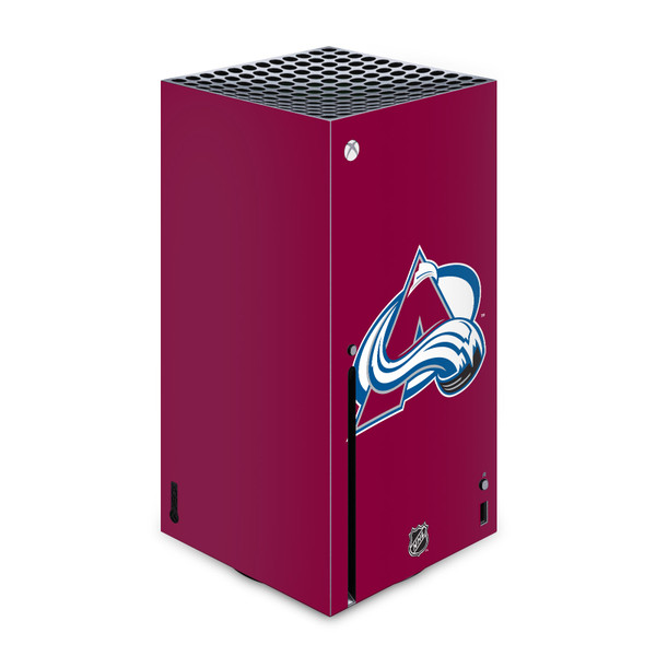 NHL Colorado Avalanche Plain Vinyl Sticker Skin Decal Cover for Microsoft Xbox Series X