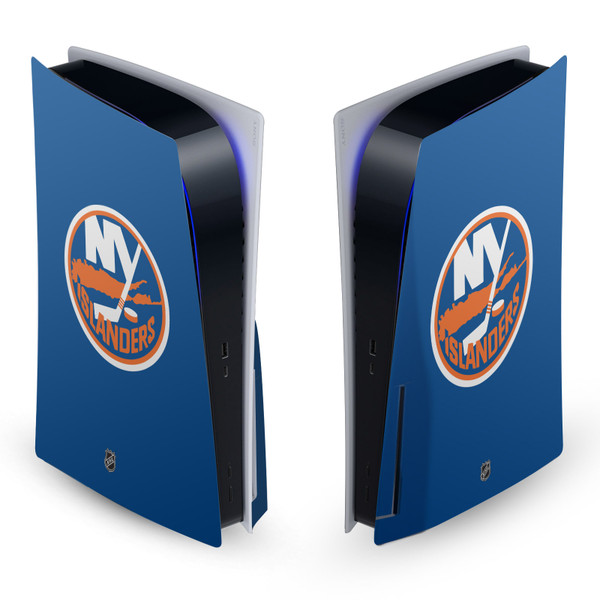 NHL New York Islanders Plain Vinyl Sticker Skin Decal Cover for Sony PS5 Disc Edition Console