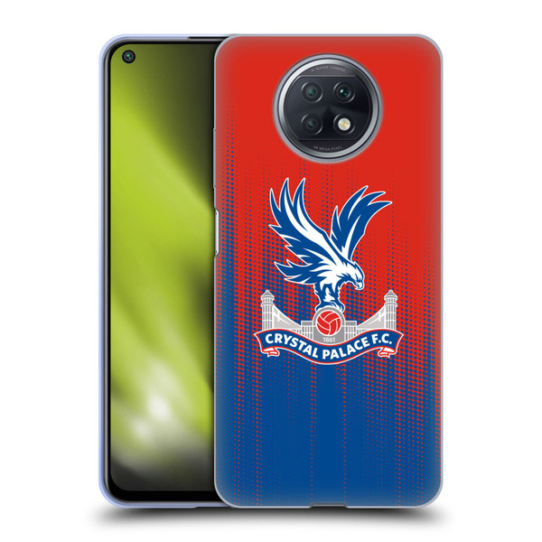 Crystal Palace FC Crest Halftone Soft Gel Case for Xiaomi Redmi Note 9T 5G