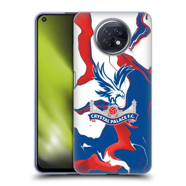 Crystal Palace FC Crest Marble Soft Gel Case for Xiaomi Redmi Note 9T 5G