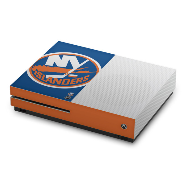 NHL New York Islanders Oversized Vinyl Sticker Skin Decal Cover for Microsoft Xbox One S Console