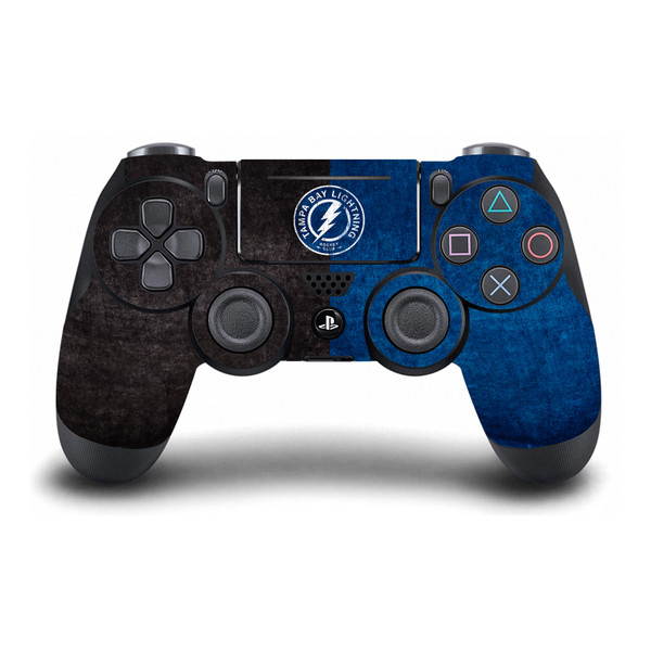 NHL Tampa Bay Lightning Half Distressed Vinyl Sticker Skin Decal Cover for Sony DualShock 4 Controller