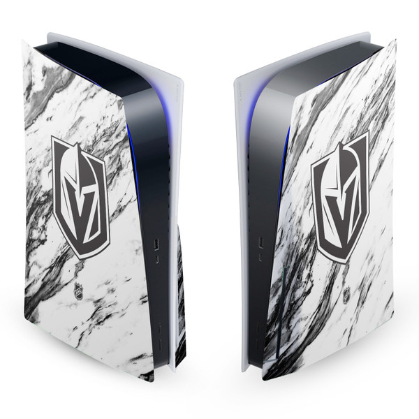 NHL Vegas Golden Knights Marble Vinyl Sticker Skin Decal Cover for Sony PS5 Disc Edition Console