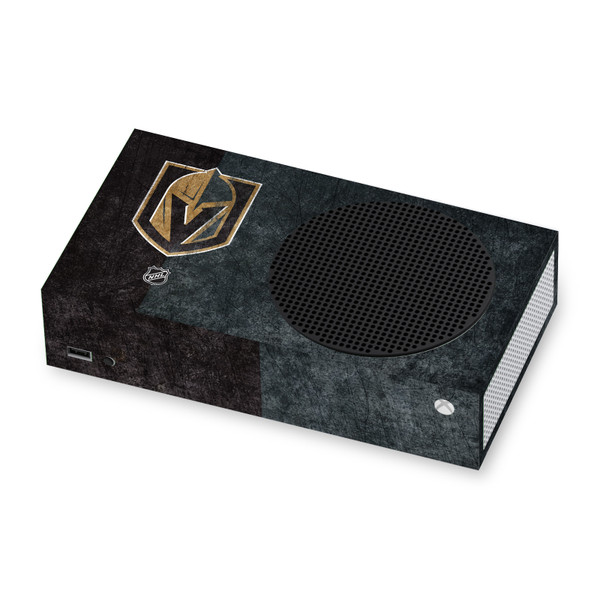 NHL Vegas Golden Knights Half Distressed Vinyl Sticker Skin Decal Cover for Microsoft Xbox Series S Console