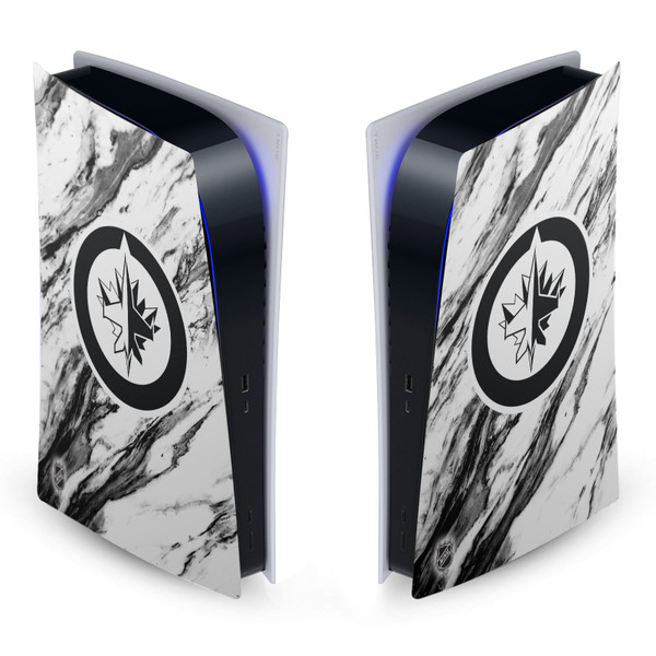 NHL Winnipeg Jets Marble Vinyl Sticker Skin Decal Cover for Sony PS5 Digital Edition Console