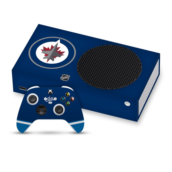 NHL Winnipeg Jets Plain Vinyl Sticker Skin Decal Cover for Microsoft Series S Console & Controller