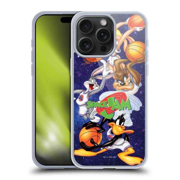 Space Jam (1996) Graphics Poster Soft Gel Case for Apple iPhone 15 Pro Max