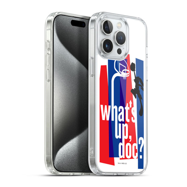 Space Jam (1996) Graphics What's Up Doc? Soft Gel Case for Apple iPhone 15 Pro Max & MagSafe
