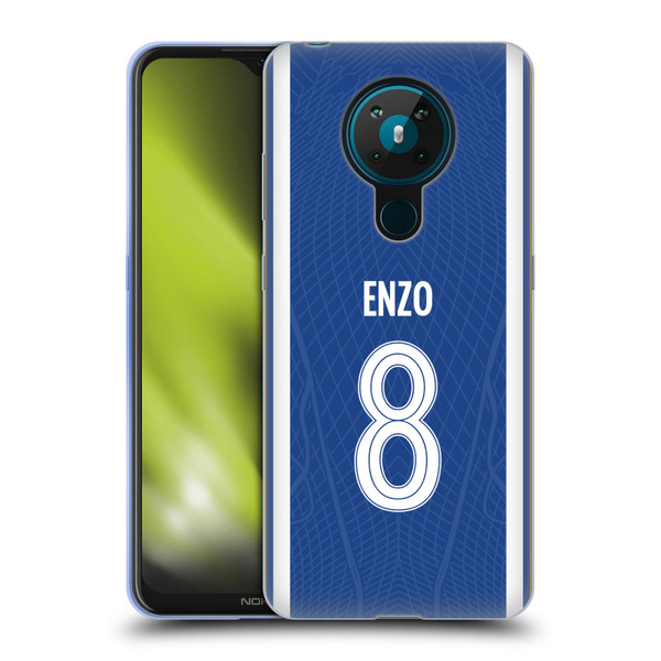Chelsea Football Club 2023/24 Players Home Kit Enzo Fernández Soft Gel Case for Nokia 5.3