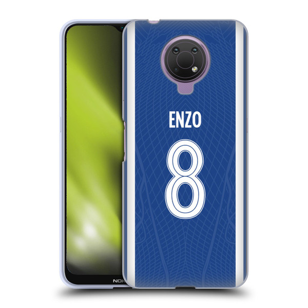 Chelsea Football Club 2023/24 Players Home Kit Enzo Fernández Soft Gel Case for Nokia G10