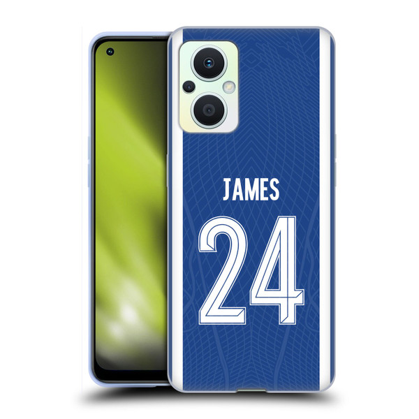 Chelsea Football Club 2023/24 Players Home Kit Reece James Soft Gel Case for OPPO Reno8 Lite