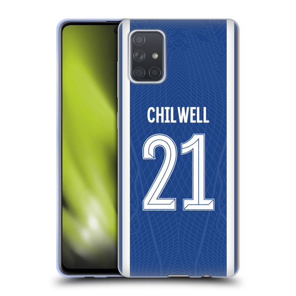 Chelsea Football Club 2023/24 Players Home Kit Ben Chilwell Soft Gel Case for Samsung Galaxy A71 (2019)