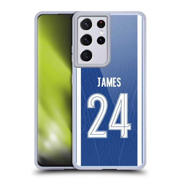 Chelsea Football Club 2023/24 Players Home Kit Reece James Soft Gel Case for Samsung Galaxy S21 Ultra 5G
