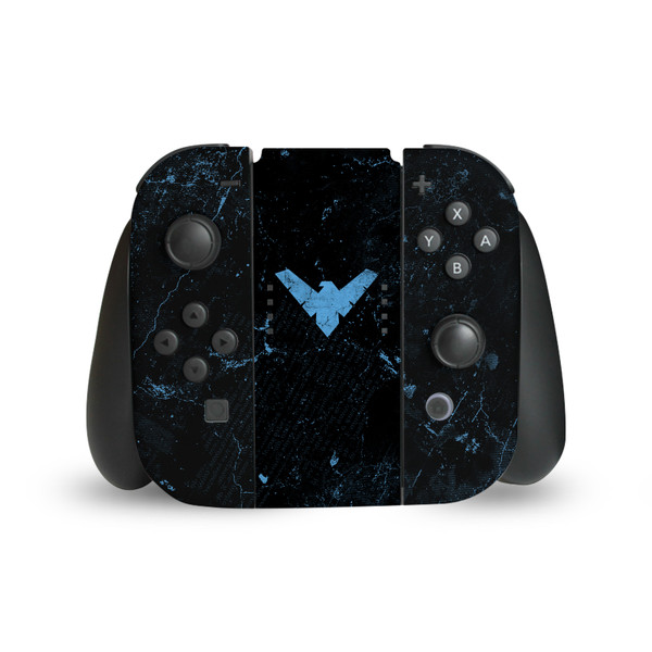 Batman DC Comics Logos And Comic Book Nightwing Vinyl Sticker Skin Decal Cover for Nintendo Switch Joy Controller