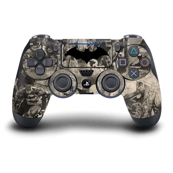 Batman DC Comics Logos And Comic Book Collage Distressed Vinyl Sticker Skin Decal Cover for Sony DualShock 4 Controller