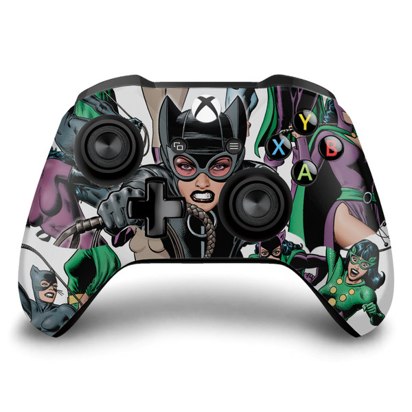 Batman DC Comics Logos And Comic Book Catwoman Vinyl Sticker Skin Decal Cover for Microsoft Xbox One S / X Controller