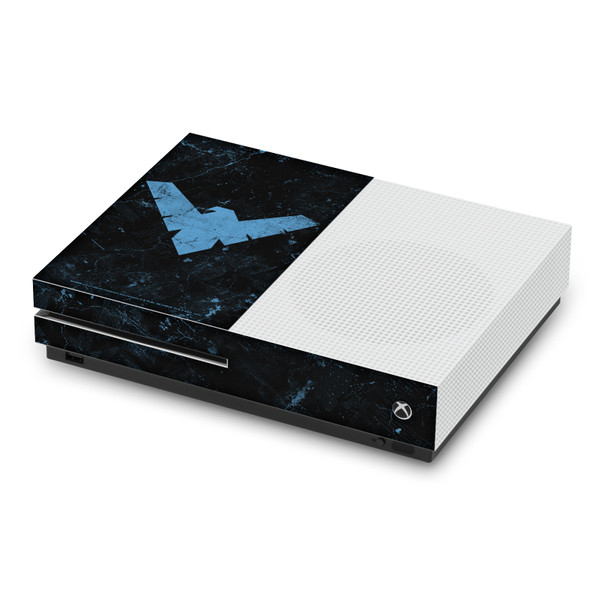 Batman DC Comics Logos And Comic Book Nightwing Vinyl Sticker Skin Decal Cover for Microsoft Xbox One S Console