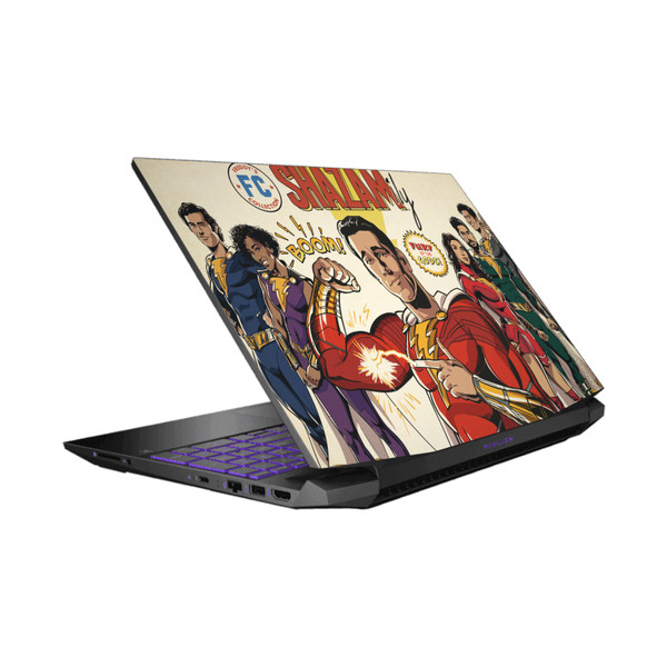 Shazam!: Fury Of The Gods Graphics Character Art Vinyl Sticker Skin Decal Cover for HP Pavilion 15.6" 15-dk0047TX