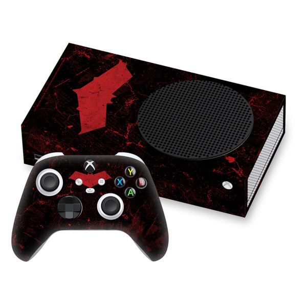 Batman DC Comics Logos And Comic Book Red Hood Vinyl Sticker Skin Decal Cover for Microsoft Series S Console & Controller