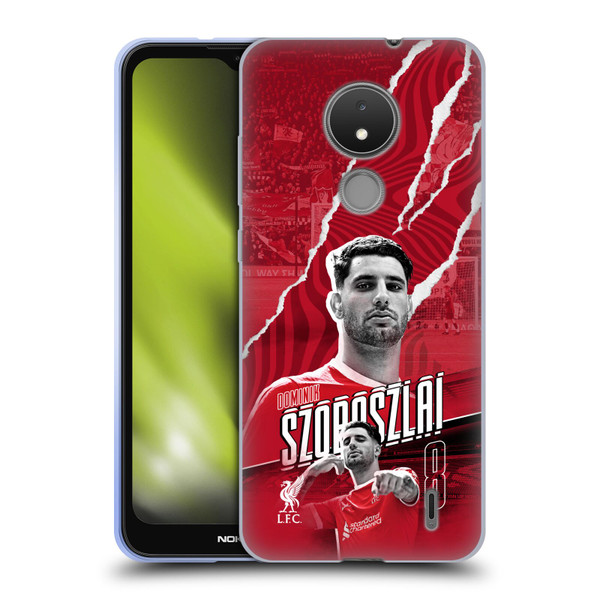 Liverpool Football Club 2023/24 First Team Dominik Szoboszlai Soft Gel Case for Nokia C21