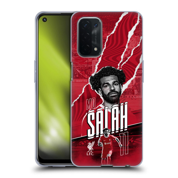 Liverpool Football Club 2023/24 First Team Mohamed Salah Soft Gel Case for OPPO A54 5G