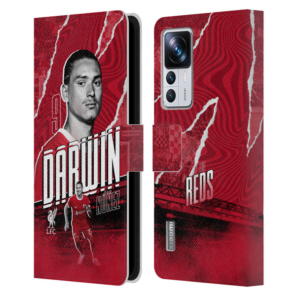 Liverpool Football Club 2023/24 First Team Darwin Núñez Leather Book Wallet Case Cover For Xiaomi 12T Pro
