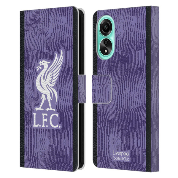 Liverpool Football Club 2023/24 Third Kit Leather Book Wallet Case Cover For OPPO A78 4G