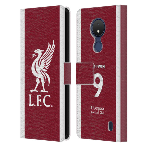 Liverpool Football Club 2023/24 Players Home Kit Darwin Núñez Leather Book Wallet Case Cover For Nokia C21