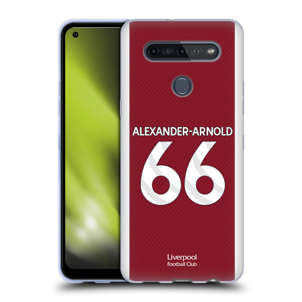Liverpool Football Club 2023/24 Players Home Kit Trent Alexander-Arnold Soft Gel Case for LG K51S