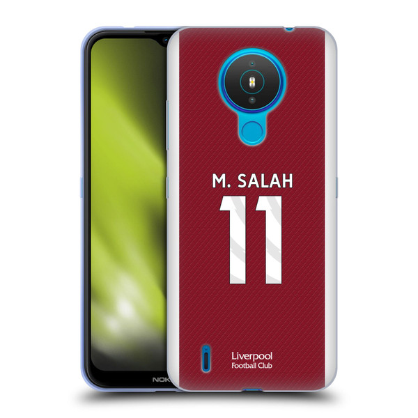 Liverpool Football Club 2023/24 Players Home Kit Mohamed Salah Soft Gel Case for Nokia 1.4